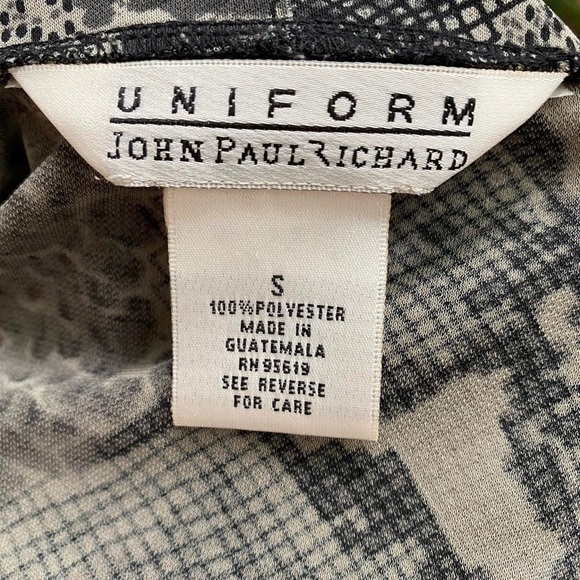 Abstract Print Button Down - Picture 4 of 4